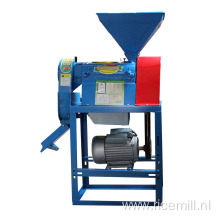 Home use electric motor rice mill